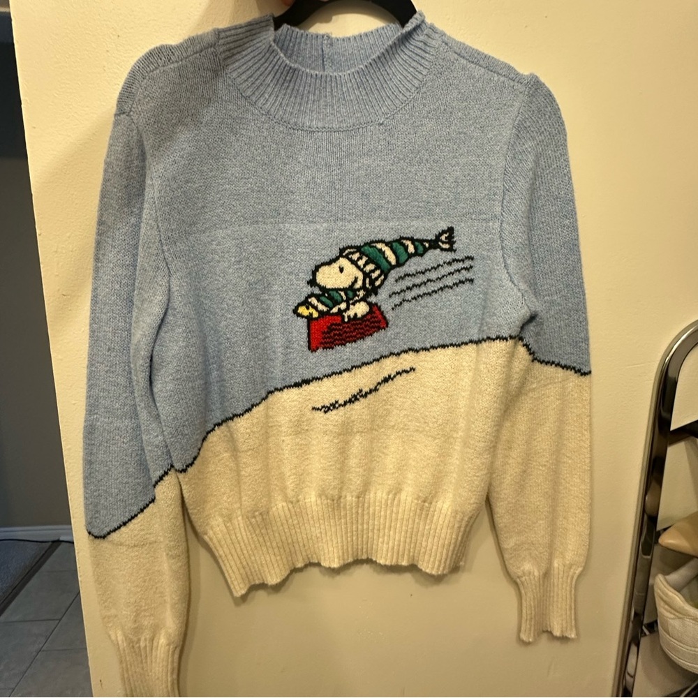 American Eagle Snoopy Sweater